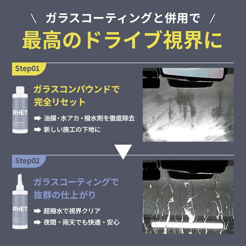 ガラスリセットコンパウンド