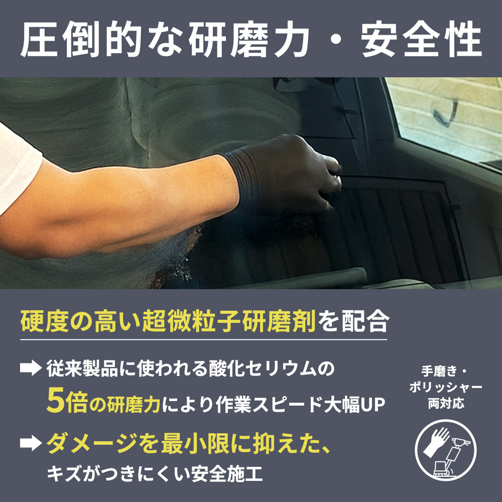 ガラスリセットコンパウンド